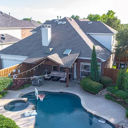 Oasis In Frisco With Heated Pool & Spa & Piano & Billiard & King Bed
